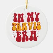 Retro Groovy in meiner Travis-Ära Keramik Ornament (Vorne)