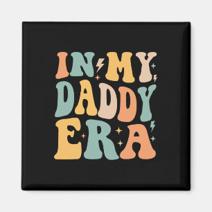 Retro Groovy in My Daddy Ära Vater&#; s Day Magnet