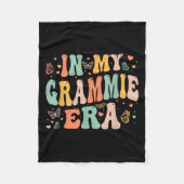 Retro Groovy In My Grammie Era Mother's Day Women Fleecedecke (Vorderseite)