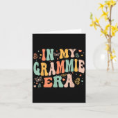 Retro Groovy In My Grammie Era Mother's Day Women Karte (Gelbe Blume)