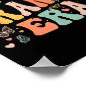 Retro Groovy In My Granny Era Mother's Day Women Poster (Ecke)