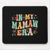 Retro Groovy In My Mamaw Era Mother's Day Women  Mousepad (Vorne)