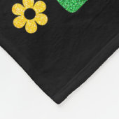 Retro Groovy In My Pretty Black Educated Era Black Fleecedecke (Ecke)