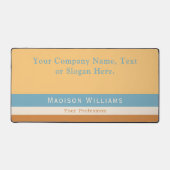 Retro Groovy Individuelle Name Textbüro oder Perso Schreibtischunterlage (Vorderseite)