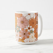 Retro Groovy Kaffeetasse (VorderseiteRechts)