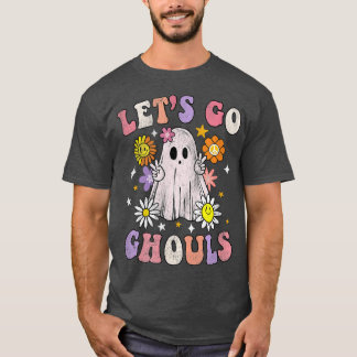 Retro Groovy Lasse Go Ghouls Ghost 70er Hippie Hal T-Shirt