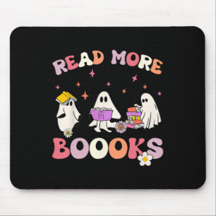 Retro Groovy Lesen Sie mehr Bücher Ghost Boghoul F Mousepad