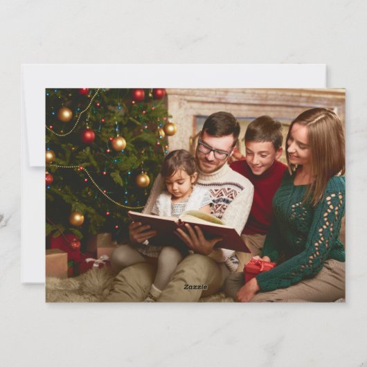 Retro Groovy Let it Schnee Weihnachten (Rückseite)