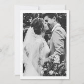 Retro Groovy Let's Party Lässig Post Wedding Party Einladung (Rückseite)