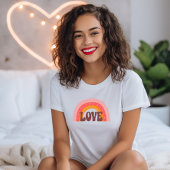 Retro Groovy LIEBE T-Shirt