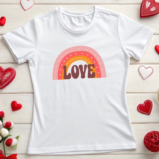 Retro Groovy LIEBE T-Shirt