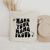 Retro Groovy macht Ihre Mama Proud Tote Tasche