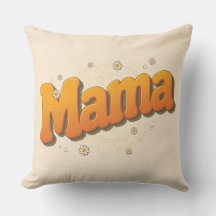Retro Groovy Mama 70er Jahre Typografie Boho Kisse
