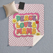Retro Groovy Mama Zitat-Typografie Muttertag