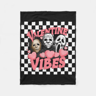 Retro Groovy Maske Valentinstimmung Horror Charakt Fleecedecke