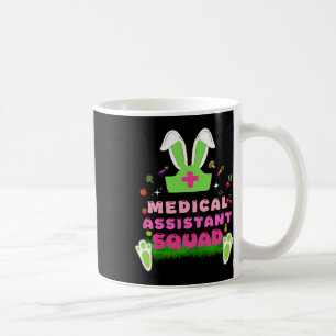 Retro Groovy Medical Istant Squad Bunny Ear Blume Kaffeetasse