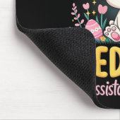 Retro Groovy Medical Istant Squad Bunny Ear Blume Mousepad (Ecke)