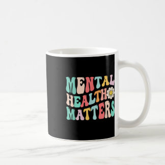 Retro Groovy Mental Health Awareness - Mental Heal Kaffeetasse