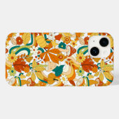 Retro Groovy Mushroom Blume Muster Case-Mate iPhone Hülle (Rückseite (Horizontal))