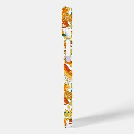 Retro Groovy Mushroom Blume Muster Case-Mate iPhone Hülle (Rückseite / Links)