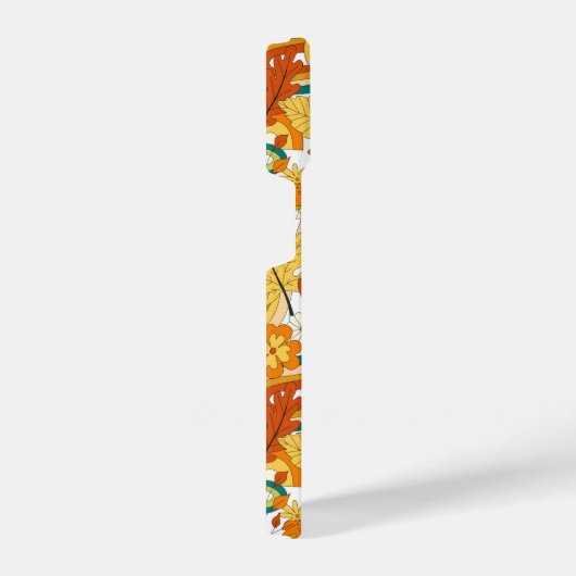 Retro Groovy Mushroom Blume Muster iPhone Hülle (Rechte Seite)