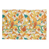 Retro Groovy Mushroom Blume Muster Kissenbezug (Rückseite)
