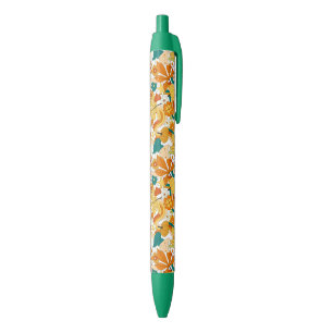Retro Groovy Mushroom Blume Muster Kugelschreiber