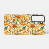 Retro Groovy Mushroom Blume Muster Samsung Galaxy Hülle (Rückseite (Horizontal))