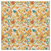 Retro Groovy Mushroom Blume Muster Stoff (Muster)