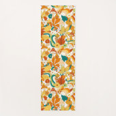 Retro Groovy Mushroom Blume Muster Yogamatte (Vorderseite)