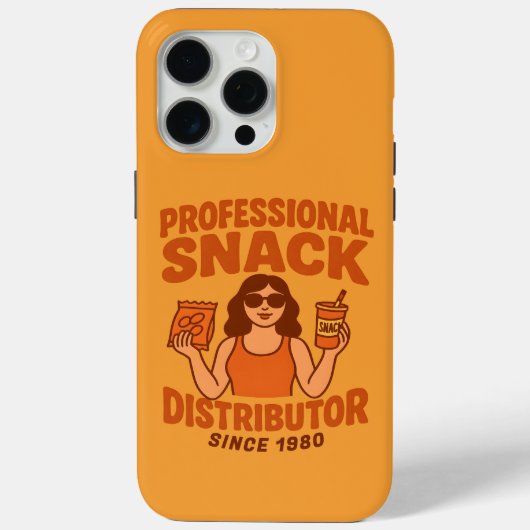 Retro Groovy Mutter Professioneller Snack-Verteile Case-Mate iPhone Hülle (Rückseite)