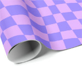 Retro-Groovy Neon lila, gewellt Geschenkpapier (Rolleneckpunkt)