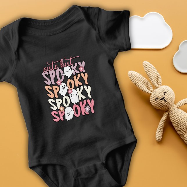 Retro Groovy Niedlich, aber gespannt Baby Strampler (Von Creator hochgeladen)