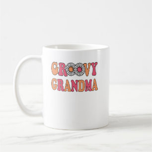 Retro Groovy Oma Matching Family Kaffeetasse