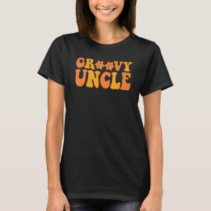 Retro Groovy Oncle Matching Family 1. Geburtstag P T-Shirt