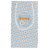 Retro Groovy One Boys 1. Geburtstag Kleine Geschenktüte (Vorderseite)