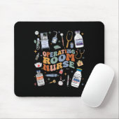 Retro Groovy Operationssaal Nurse oder Nursing Sch Mousepad (Mit Mouse)