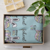 Retro Groovy Ostern Personalisiertes Seidenpapier (Geschenk)