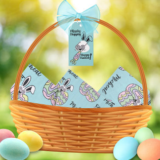 Retro Groovy Ostern Personalisiertes Seidenpapier