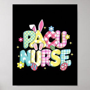 Retro Groovy Pacu Krankenschwester Hasenohren Lust Poster