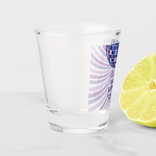 Retro Groovy Parco delle camelie Locarno Schnapsglas (Links)