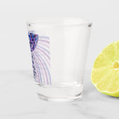 Retro Groovy Parco delle camelie Locarno Schnapsglas (Rechts)