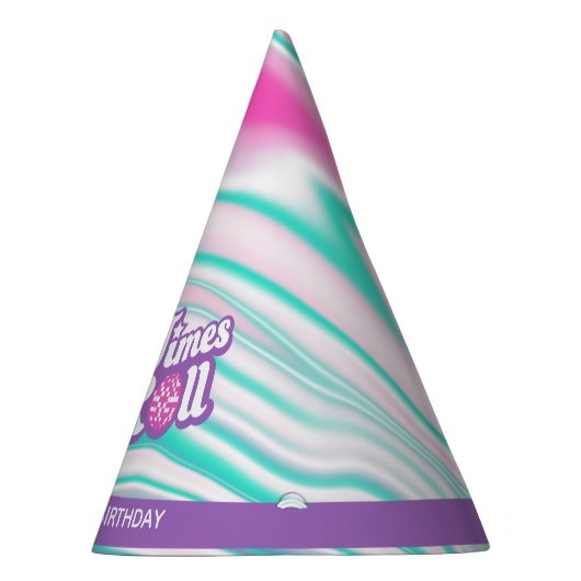 Retro Groovy Partyhütchen (Rechts)