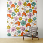 Retro Groovy Patterns 70er-60er-80er Wandteppich (Beispiel)