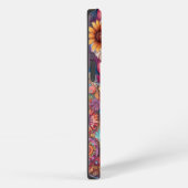 Retro Groovy Peace Sign mit Hippie-Gefärbte Krawat iPhone Hülle (Rechte Seite)