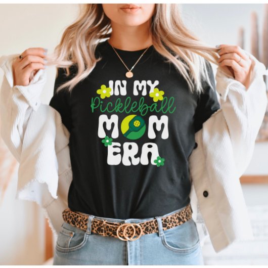 Retro Groovy Pickleball Mama Era T-Shirt
