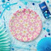 Retro Groovy Pink Daisy Birthday Paper Teller - Bo (Party)