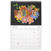 Retro, Groovy Positive Affirmations 2023 Kalender (Jan 2027)