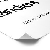 Retro Groovy - Raten Sie mal, wie viele Bonbons Po Poster (Ecke)