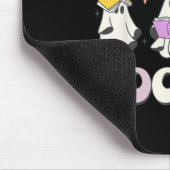 Retro Groovy Read More Books Ghost Boo ghoul lusti Mousepad (Ecke)